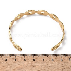 Manschettenarmreifen aus 304 Edelstahl&nbsp;BJEW-A160-01G
