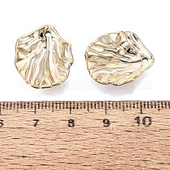 Pendentifs en plastique électroplaqués CCB&nbsp;PL-N007-11G