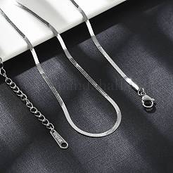 Не тускнеющая цепочка-елочка из нержавеющей стали 304 для женщин&nbsp;LS-NJEW-G097-02P