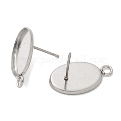 Orecchino a perno in acciaio inossidabile 304&nbsp;LS-STAS-C117-07P