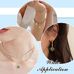 5 шт. 5 стиля латунные подвески с микропаве и кубическим цирконием&nbsp;KK-CJ0003-57