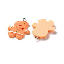 Pendentifs de noël en résine opaque&nbsp;RESI-E022-03P-02