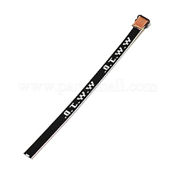 Регулируемые браслеты из полиэстера и пластика для женщин и мужчин&nbsp;BJEW-K300-01