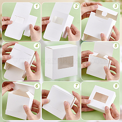 Коробки из крафт-бумаги&nbsp;CON-WH0115-02A-01