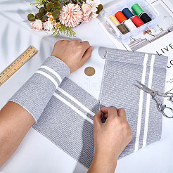 Ребристая ткань из полиэстера для манжет&nbsp;FIND-WH0139-851