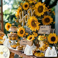 Брелки с цветочным узором из эмали&nbsp;KEYC-YW00209