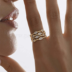 Кольцо из стерлингового серебра с цирконием для женщин SC5406-2