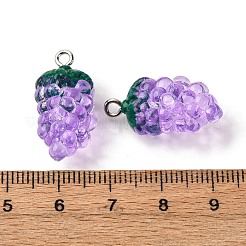 Подвески из прозрачной смолы&nbsp;RESI-P045-08P-01