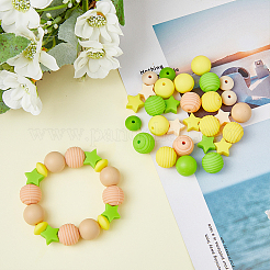 12 stile perle focali in silicone ecologiche per uso alimentare&nbsp;SIL-HY0001-06