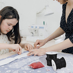 Rubans de broderie en polyester de 10 mètre&nbsp;DIY-FI0001-12B