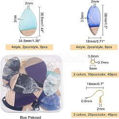 Kits de fabrication de boucles d'oreilles&nbsp;DIY-OC0007-12