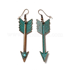 3 paires de boucles d'oreilles pendantes en alliage de style beignet&nbsp;EJEW-G330-07R