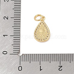 Pendentifs en laiton zircon cubique transparent&nbsp;KK-E111-31G-G