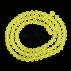 Fili di perline do vetro trasparente&nbsp;GLAA-T032-T4mm-MD12