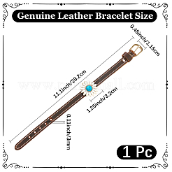Lederband Kordel Armband & Armreif&nbsp;BJEW-CL0001-44B