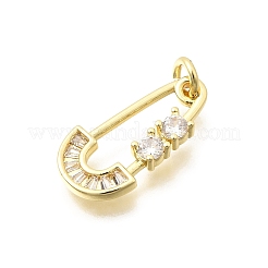 Pendenti in ottone con zirconi chiari&nbsp;KK-B187-22G