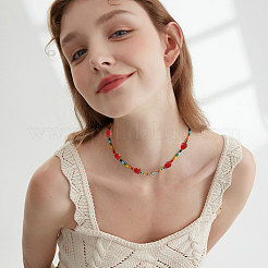 50шт ручной работы бусины лэмпворк&nbsp;LAMP-CA0001-17