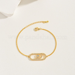 Браслеты из латунных овальных звеньев&nbsp;LB3469-1