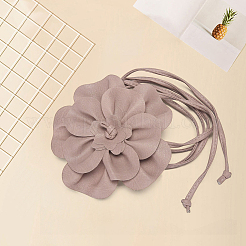 Ceintures en cuir PU à fleurs pour femmes&nbsp;AJEW-WH20816-058F