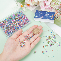 5000 шт. 10-х цветные бусины-пузырьки&nbsp;GLAA-SC0002-39