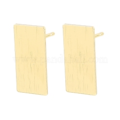 Clous d'oreilles en laiton&nbsp;EJEW-G471-27A-G