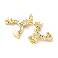 Латунные микро проложить кубического циркония подвески&nbsp;KK-Z120-30G