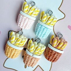 Подвески из непрозрачной смолы&nbsp;RESI-F057-01