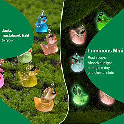 60 pièces 12 couleurs pendentifs en résine transparente lumineuse&nbsp;CRES-SZ0001-38