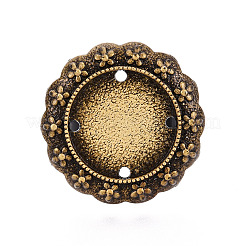 Основание чашки из цветочного сплава и железного безеля с вращающимся подносом&nbsp;MAK-T012-06B