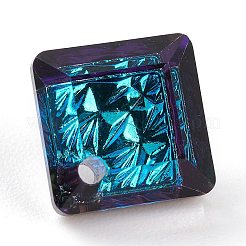 Подвески из тисненого стекла со стразами&nbsp;GLAA-J101-03A-001BB