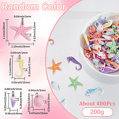 200 г подвески из акрила в стиле ремесла&nbsp;MACR-SP0001-80