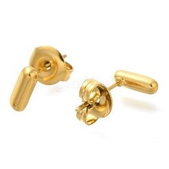Pendientes de botón de acero inoxidable 304&nbsp;EJEW-I316-01G-I