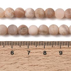 Natürliche sunstone Perlen Stränge&nbsp;G-J372-05-6mm-A