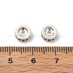 Perles de zircone cubique micro pave en Laiton&nbsp;KK-R216-10B-S02