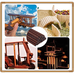 30 шт. палочки для поделок из черного ореха&nbsp;WOOD-OC0004-28