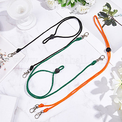 3 шт. регулируемые ремни для визитных карточек из двухцветного полиэстера&nbsp;AJEW-GF0012-16