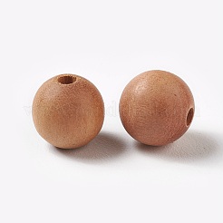 Perles de bois naturel de jujube non teintes&nbsp;WOOD-WH0010-01