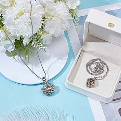 2 шт. 2 стиля подвески-урны из нержавеющей стали для хранения пепла&nbsp;NJEW-ME0001-10