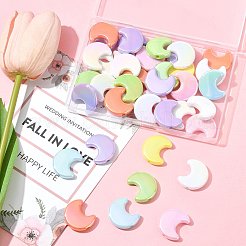 40шт УФ-покрытие непрозрачные акриловые бусины&nbsp;OACR-FS0002-29