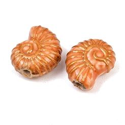 Фарфоровые бусины ручной работы&nbsp;PORC-B008-02G