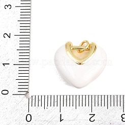 Messing Emaille-Anhänger&nbsp;KK-H273-34G-03