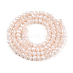 Chapelets de perles en verre électroplaqué&nbsp;LS-EGLA-A044-P3mm-A05