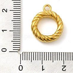 Ionenplattierung (IP) 304 Edelstahlanhänger&nbsp;STAS-M070-11G