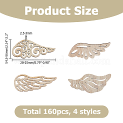 40 pièce&nbsp;WOOD-WH0131-97