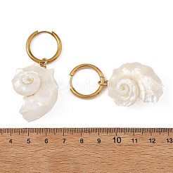 Ohrringe aus natürlicher Muschel&nbsp;EJEW-JE07355