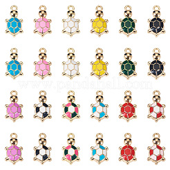 48шт 12 цвета сплава эмалевые подвески&nbsp;PALLOY-TA0002-55G