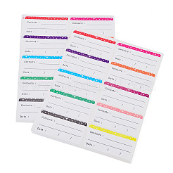 10 feuille d'autocollants en papier&nbsp;DIY-TADJ0001-18