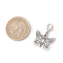 Подвеска в виде бабочки в тибетском стиле из сплава&nbsp;HJEW-JM03140