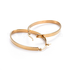 Orecchini a cerchio in acciaio inossidabile 304&nbsp;EJEW-L232-003B-G