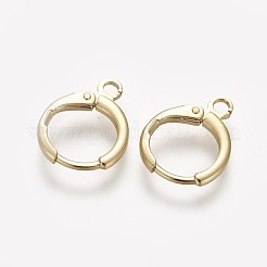 Латунные серьги-обручи&nbsp;KK-L179-04-A